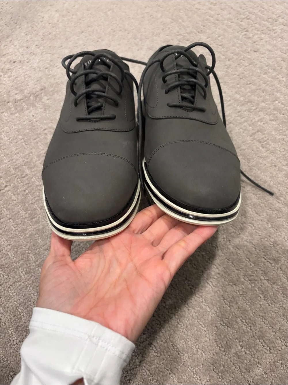 Cole Haan Men's Black Oxford Lace-Up Shoes